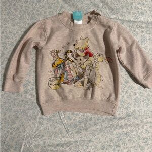 Disney Kids Sweatshirt with Winnie the Pooh and Friends - Light Pink